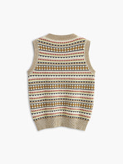 Nu Boheme Contrast Trim Sweater Vest