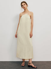 Asymmetrical Off-Shoulder Long Dress