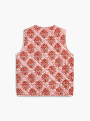 Nuboheme Printed Tie Front Vest