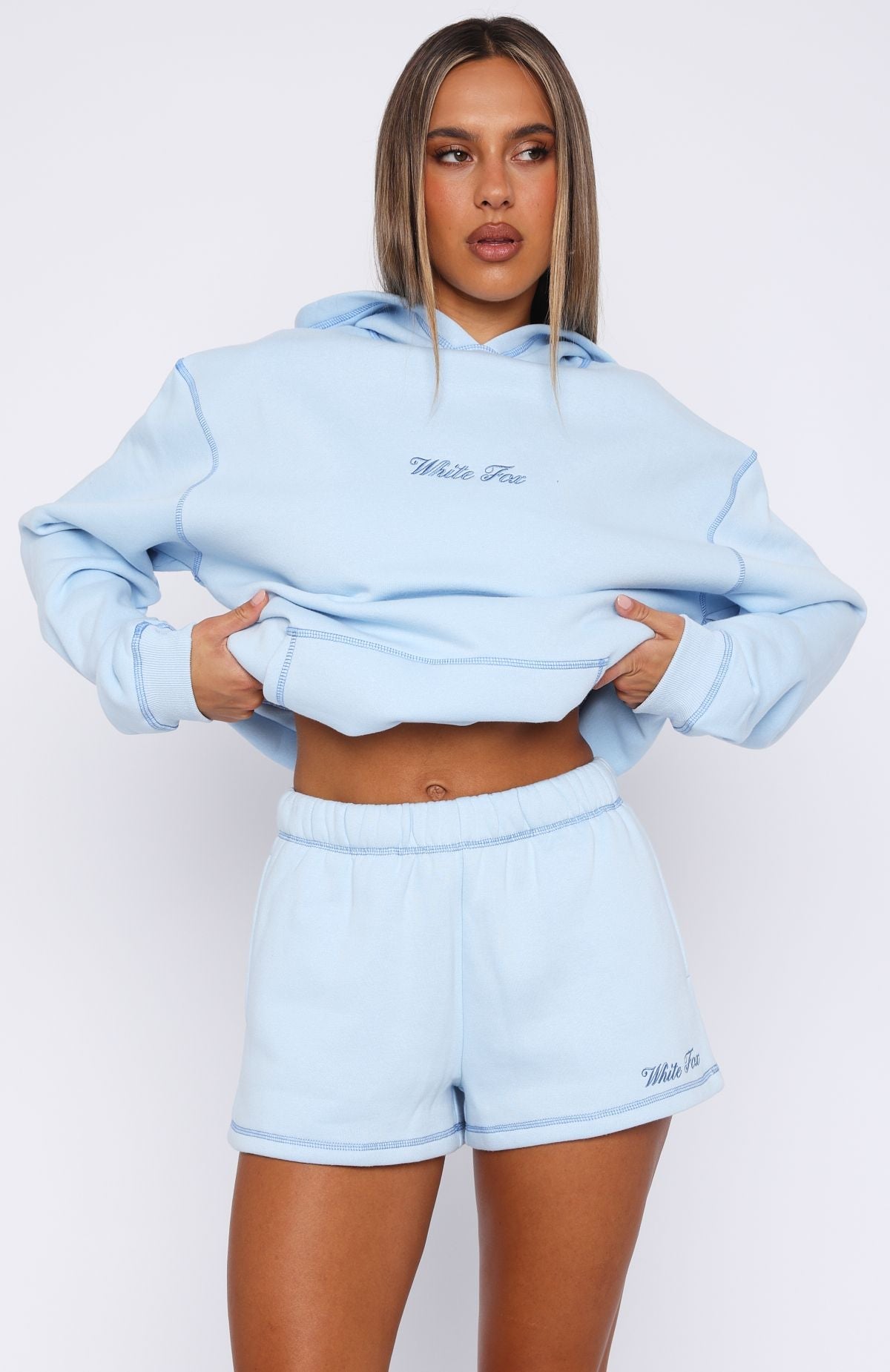 Instant Attraction Lounge Shorts Baby Blue