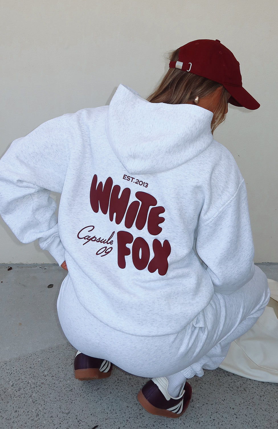 Capsule 9 Star Of The Moment Oversized Hoodie Grey Marle