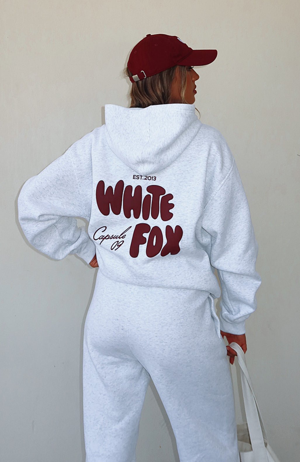 Capsule 9 Star Of The Moment Oversized Hoodie Grey Marle