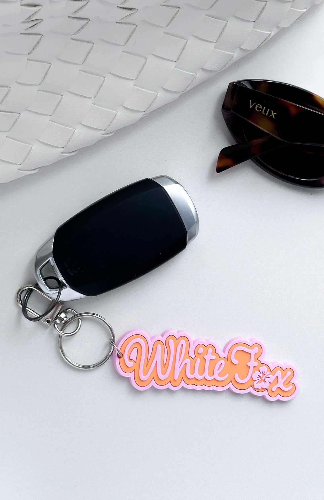 Got The Sun Keychain Pink/Orange