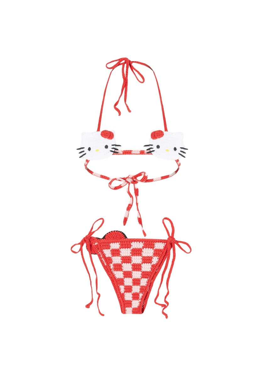 Hello Kitty Crochet Bikini Set