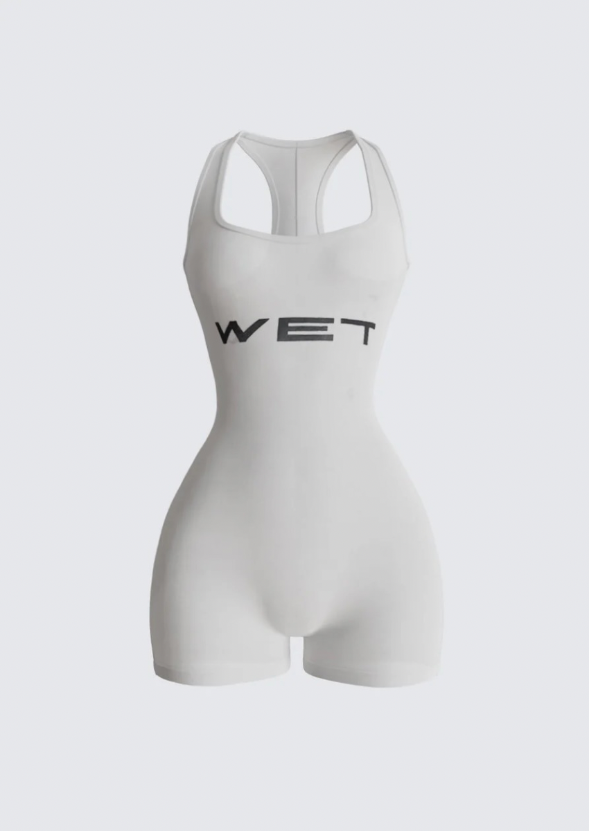 Yeezy WET Inspired Tank Top Romper