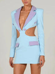 Cutout Blazer Dress