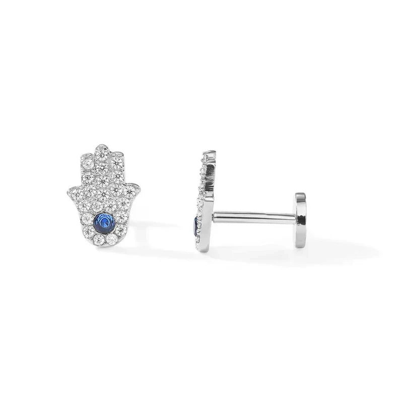 925 Hand Stud Earring