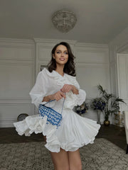 White Ruffles Skirt