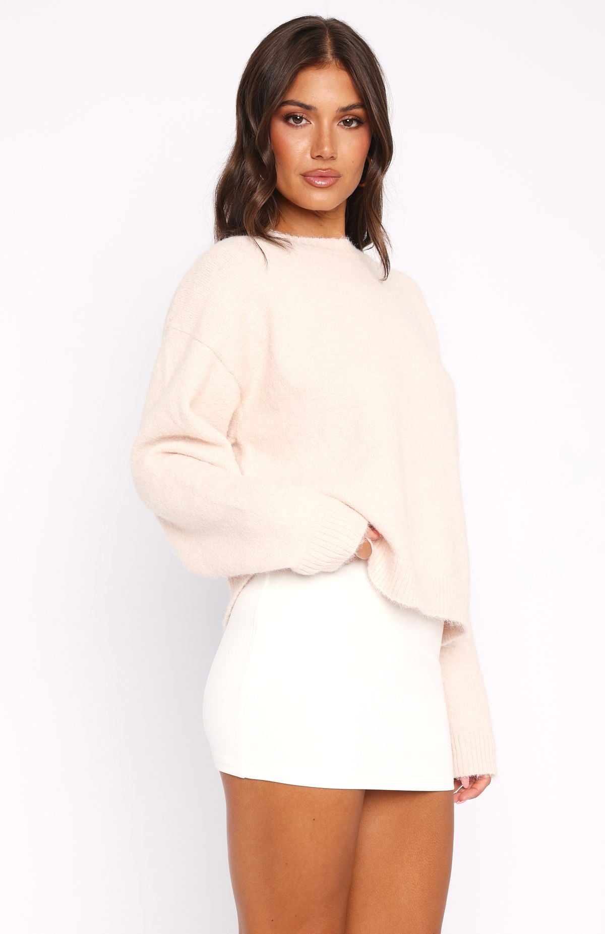 Warm Whispers Knit Sweater Cream