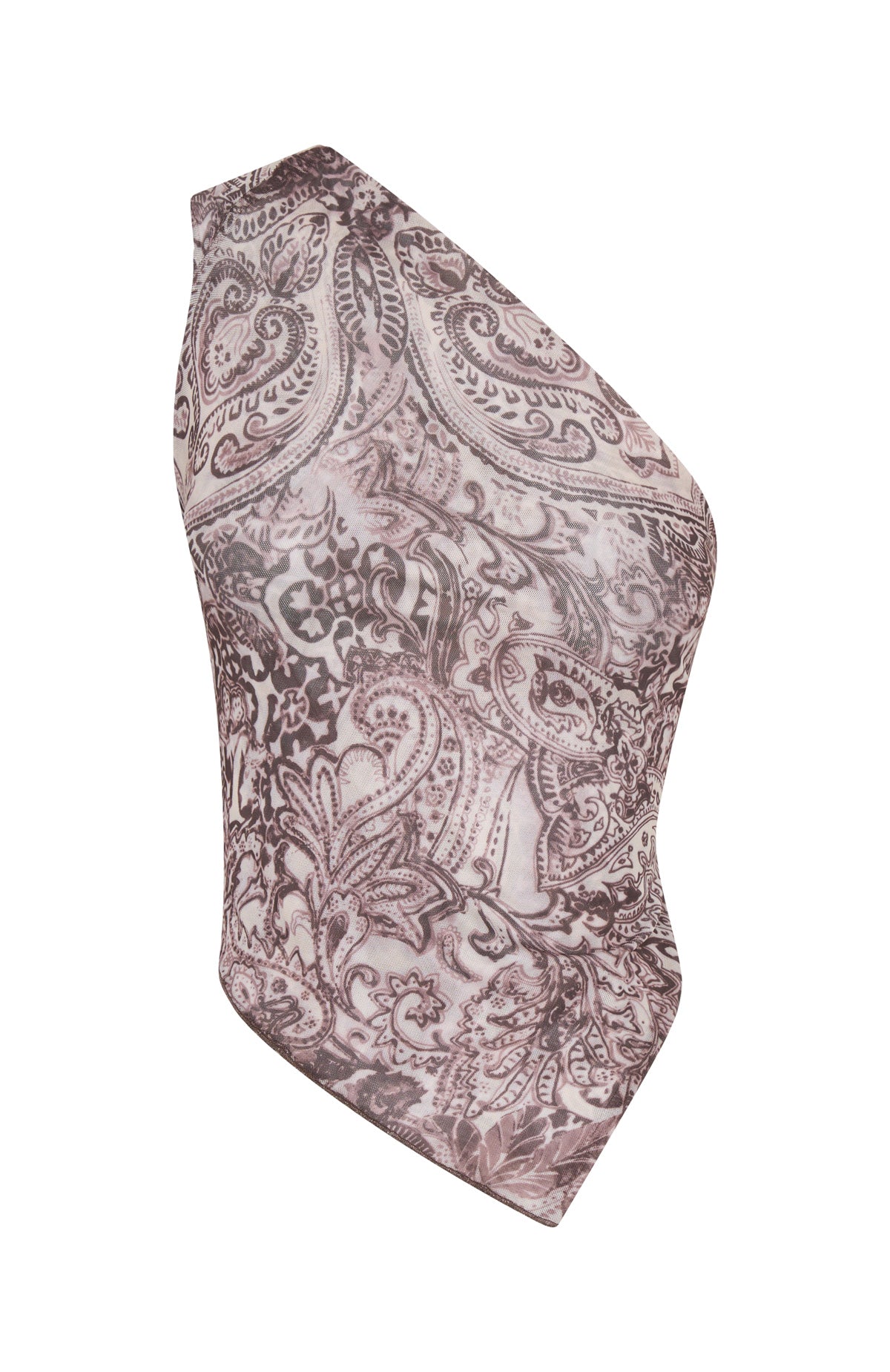 In Your Dreams Top Chocolate Paisley