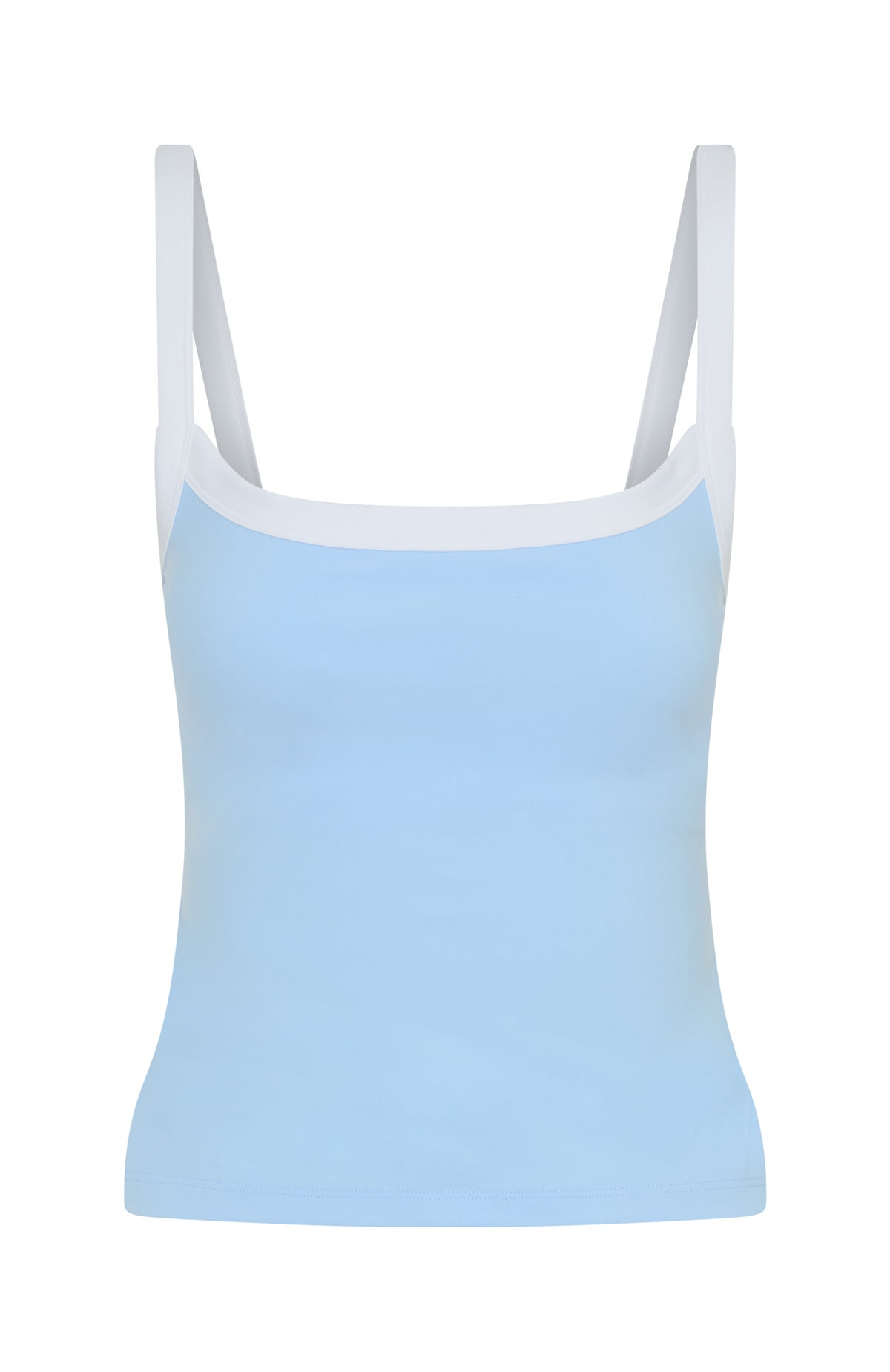 Now's The Time Crop Baby Blue/White