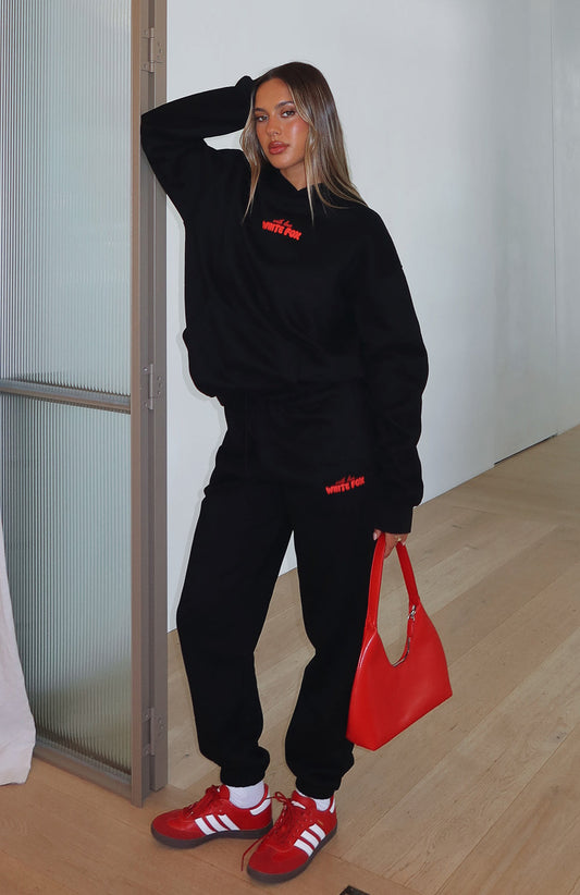 With Love In The Moment Sweatpants Black