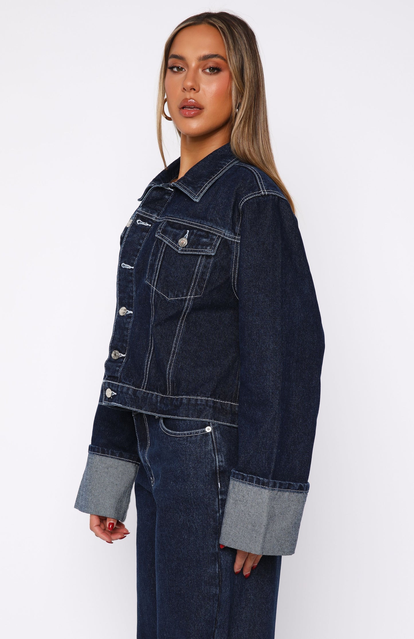 Charlotte Denim Jacket Dark Indigo
