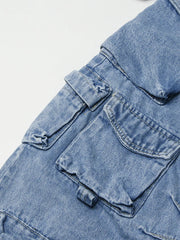 Cargo Denim Pants