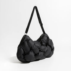 Padded Shoulder Hobo Bag