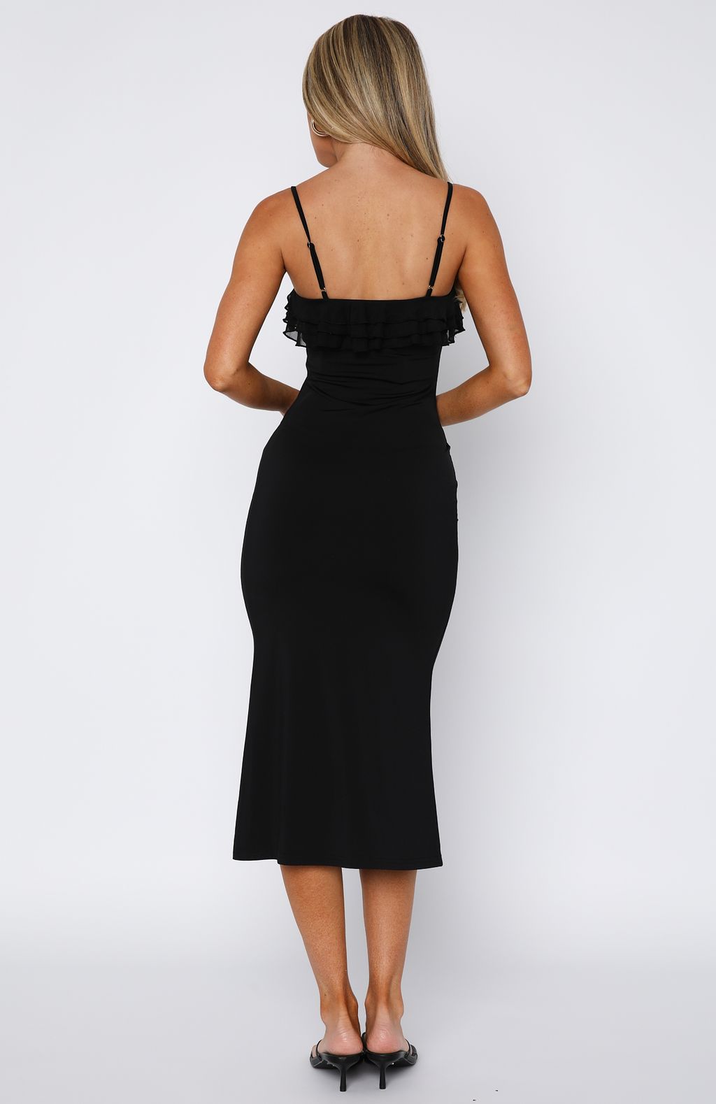 I'm Your Favourite Midi Dress Black