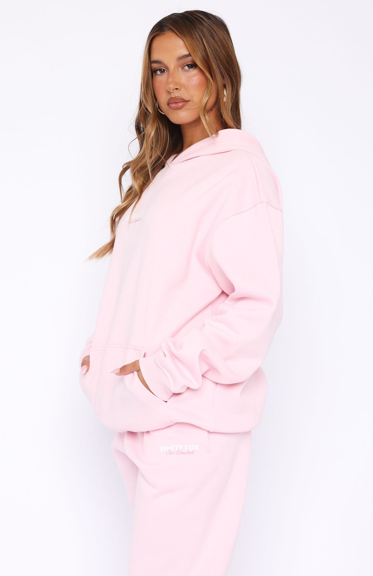 Core Essentials Oversized Hoodie Pink