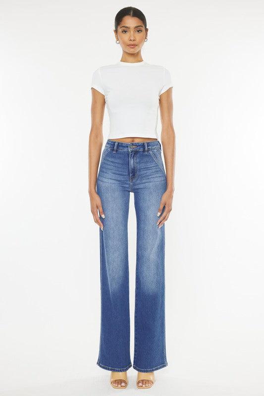 ULTRA HIGH RISE HOLLY FLARE JEANS -KC9248M-OP