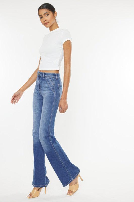 ULTRA HIGH RISE HOLLY FLARE JEANS -KC9248M-OP