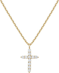 Elegant Gold Plated Cross Necklace