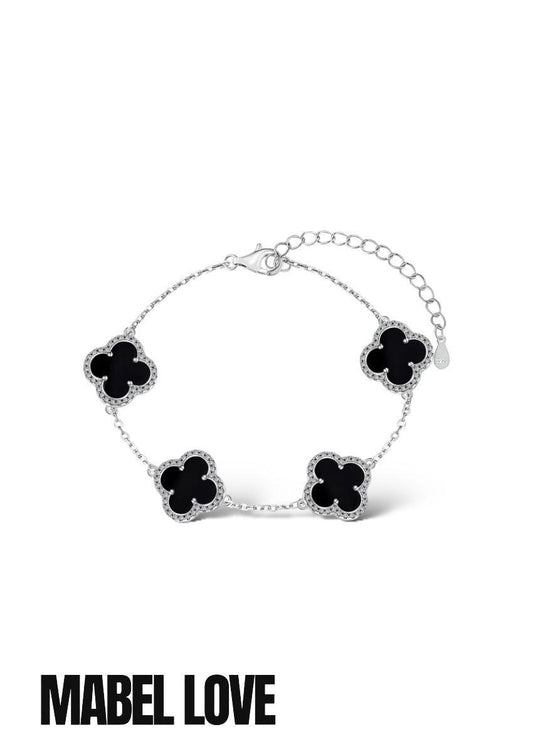 Silver Clover Bracelet