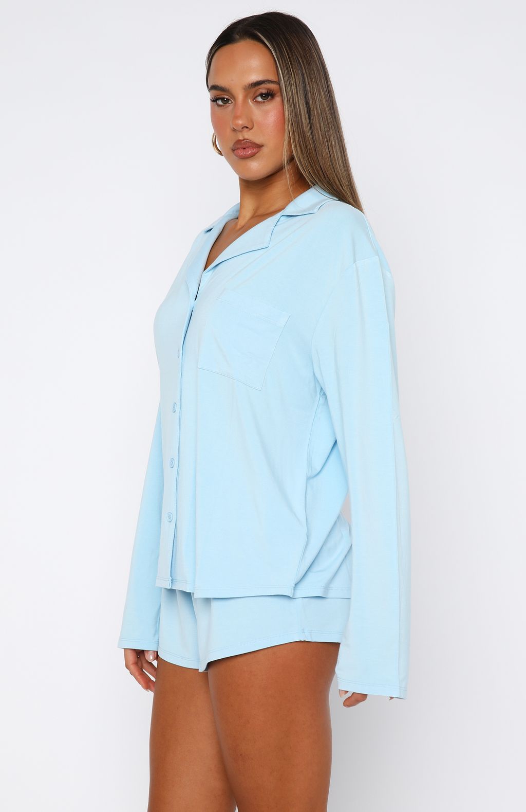 Dreamscape Long Sleeve Pyjama Set Baby Blue