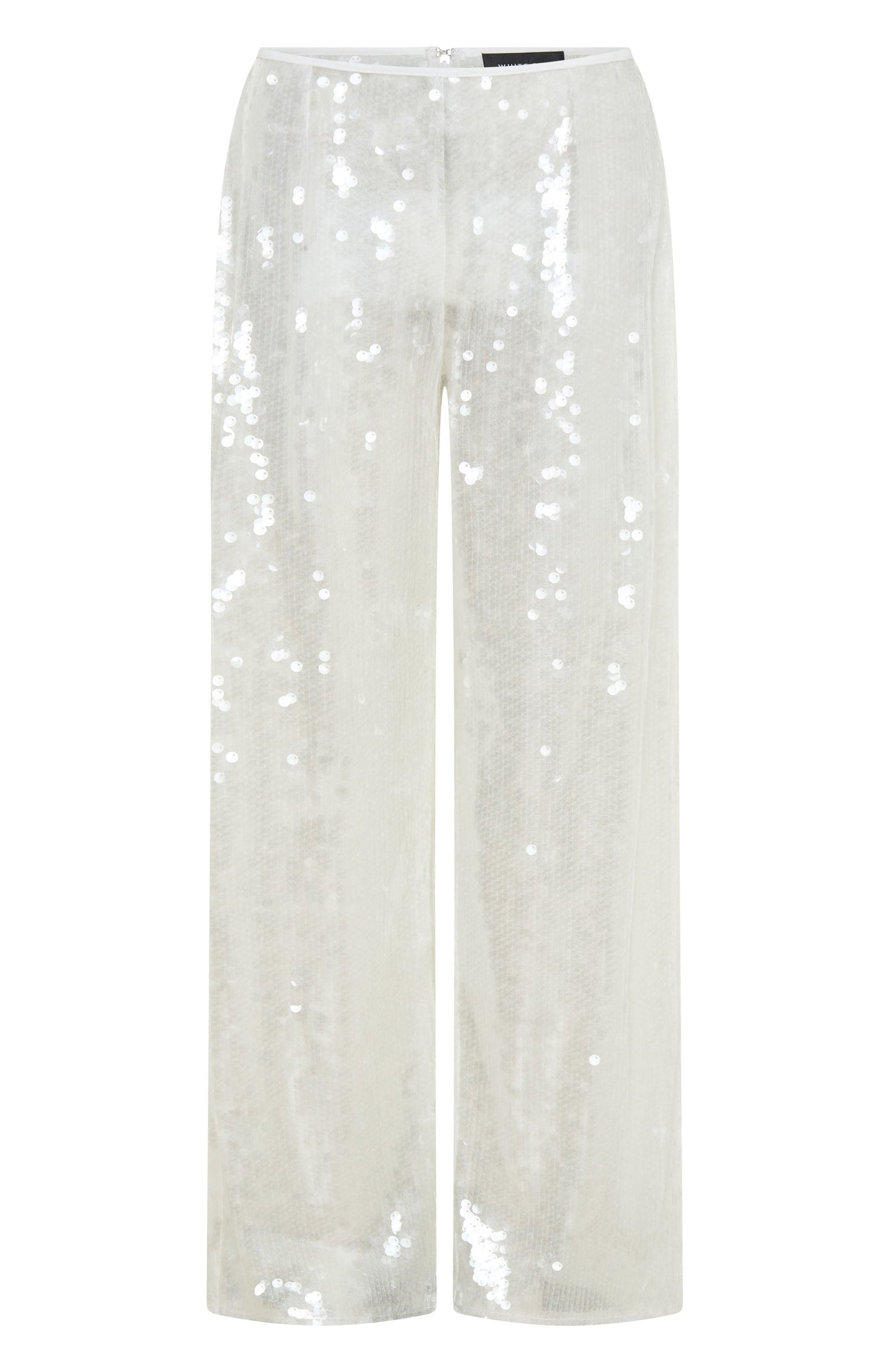 Caught Up In It Sequin Pants White