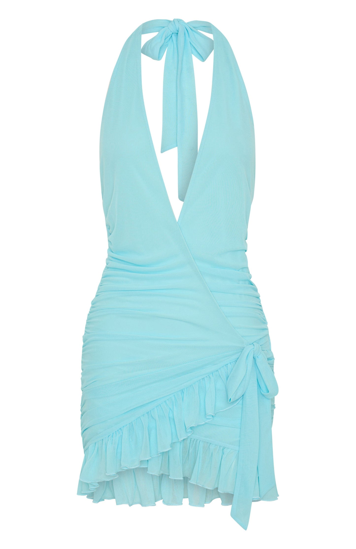 Gaia Mini Dress Baby Blue