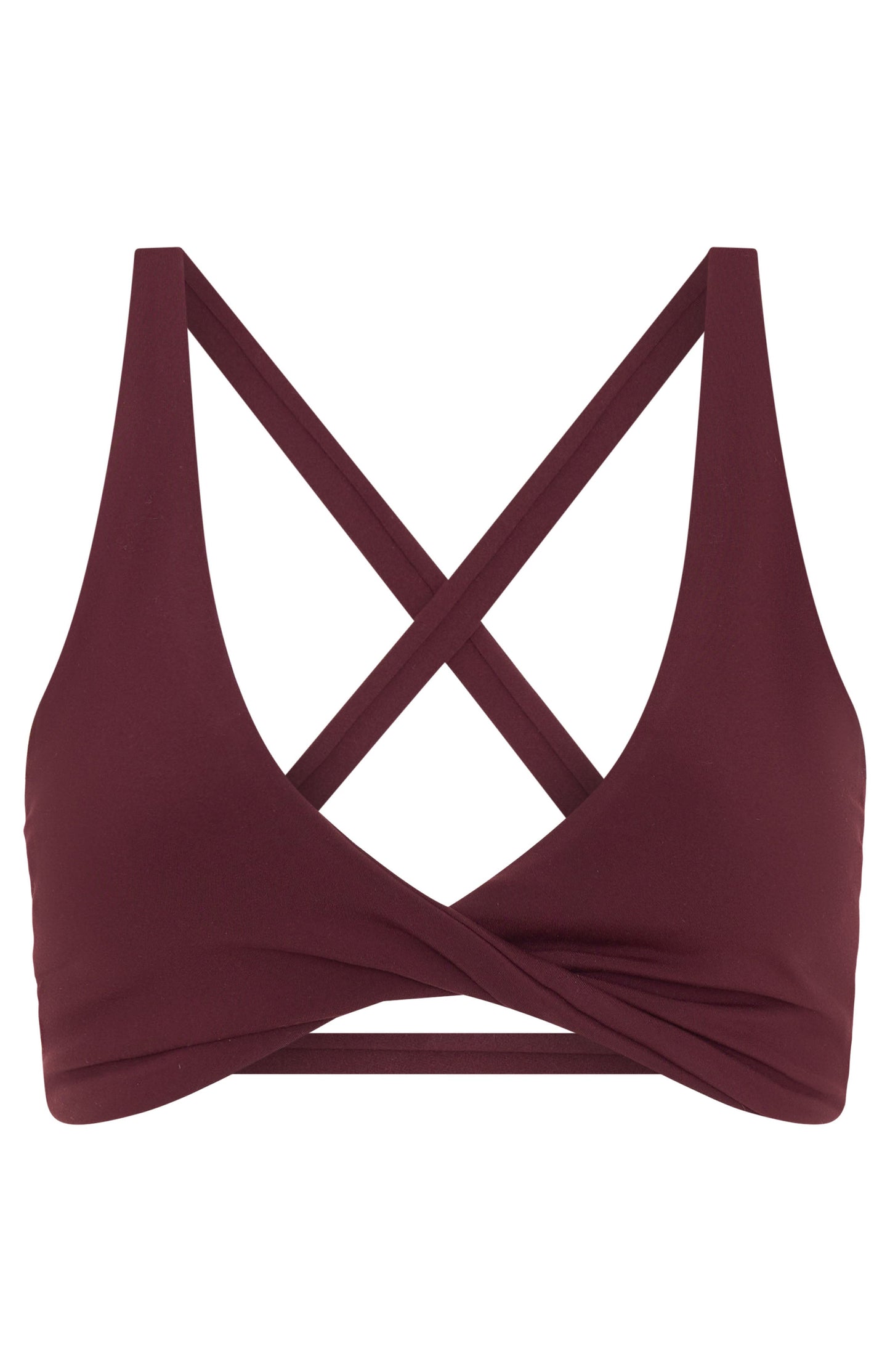 High Definition Sports Bra Merlot