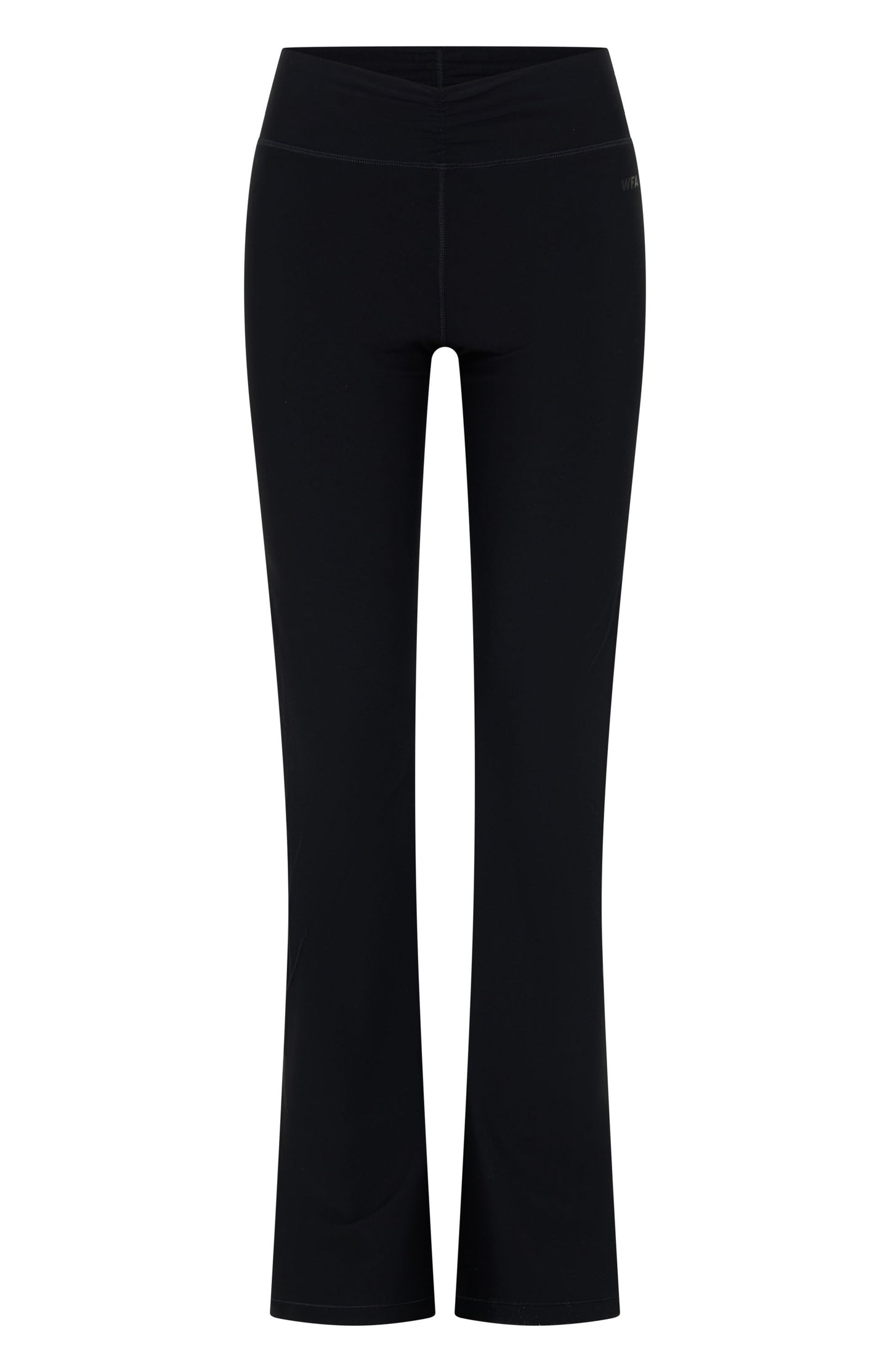 Revival High Waisted Flare Leggings Black